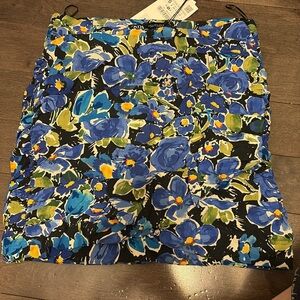 Zara Blue Floral Skirt NWT Size Small
